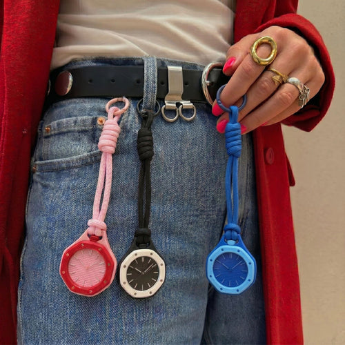 Blue Replacement Lanyard Strap For Royal Oak Pocket Watch Pendant, Only Hanging Rope, Watch Not Included